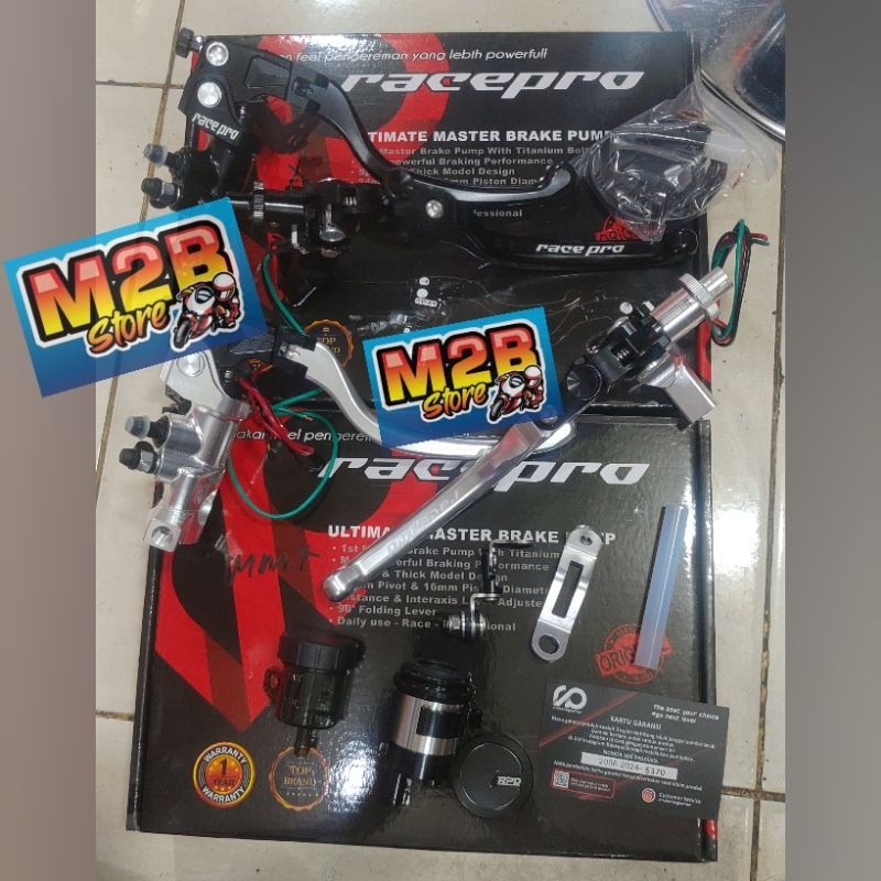 Jual MASTER REM RACEPRO V3 RADIAL 17 MM + Tabung minyak Rem RPD Quantum ...