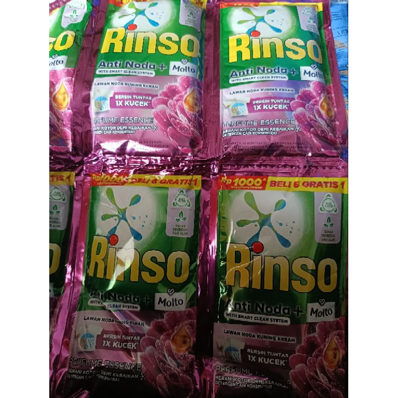 Jual rinso cair 38ml harga per saset | Shopee Indonesia