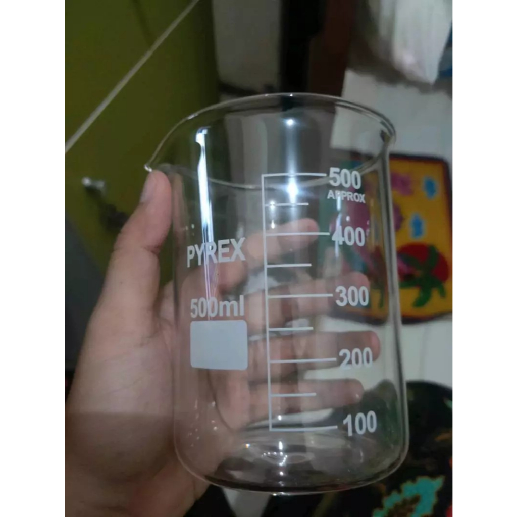 Jual Beaker Glass 500ml pyrex /Gelas Ukur Kaca | Shopee Indonesia