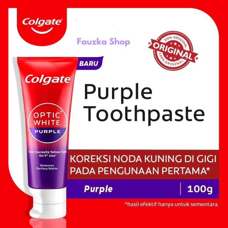 Jual COLGATE Purple Toothpaste 100gr ORIGINAL 100% | Shopee Indonesia