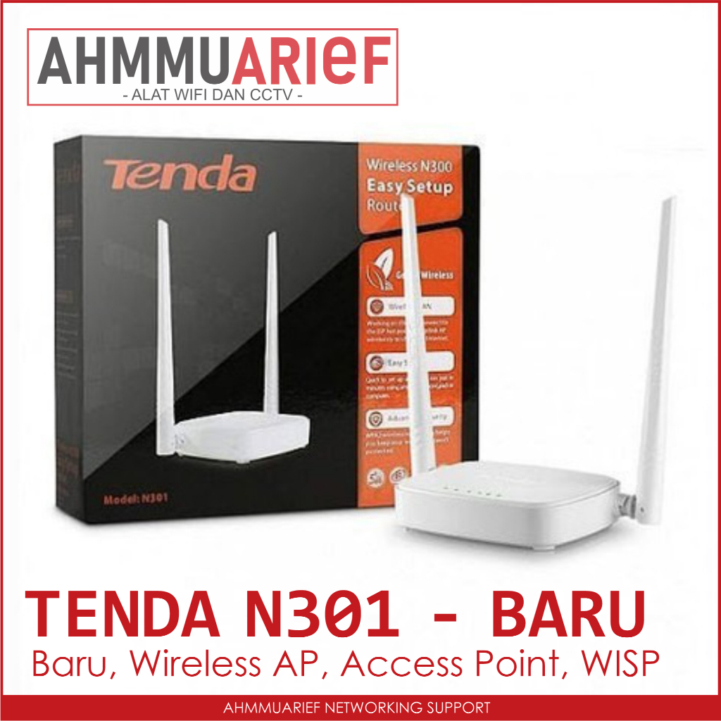 Jual BARU - TENDA N301 WIRELESS ROUTER EXTENDER ACCESS POINT WIFI ...