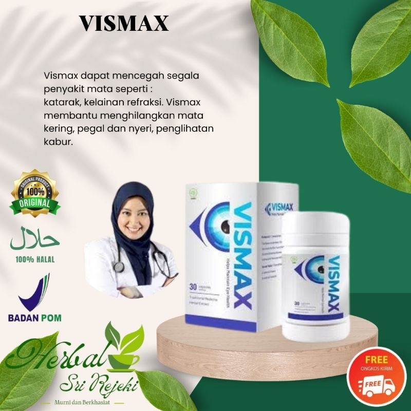 Jual Vismax 100% Asli Original Herbal Obat Mata Minus Plus Rabun ...