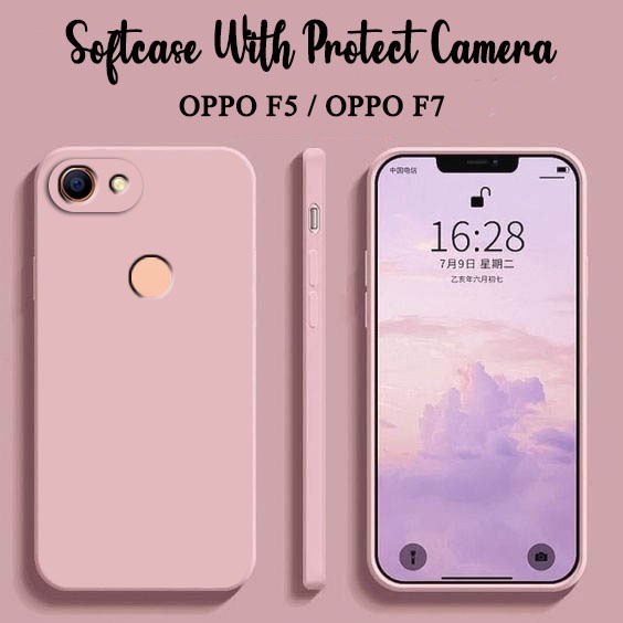 Jual Softcase Macaron Polos Camera Protect For Oppo F7 F5 Youth