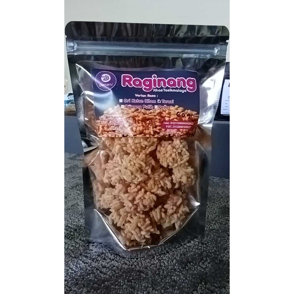 Jual raginang mini dengan varian rasa original, terasi, ketan hitam dan ...