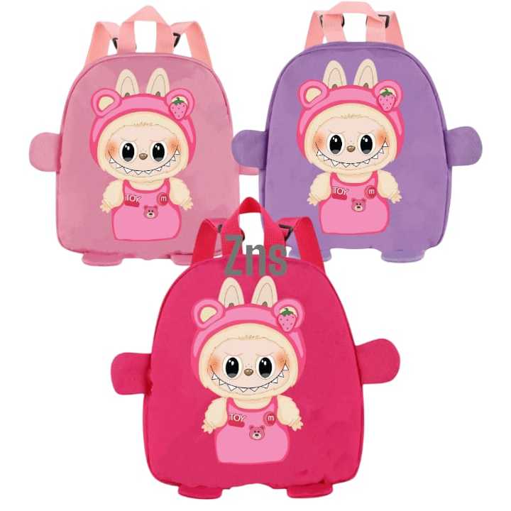 Jual Tas Labubu anak TK / Tas Rasel anak terbaru / Tas sekolah Motif ...