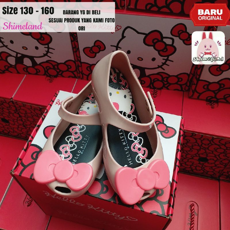 Sepatu Jelly Shoes Hello Kitty Original Mini Melissa Looks Sepatu Anak  Perempuan