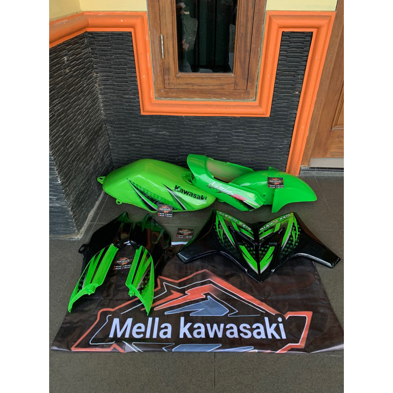 Jual Cover body fullset ninja r ss Cover tangki sayap ninja ss r Body ...