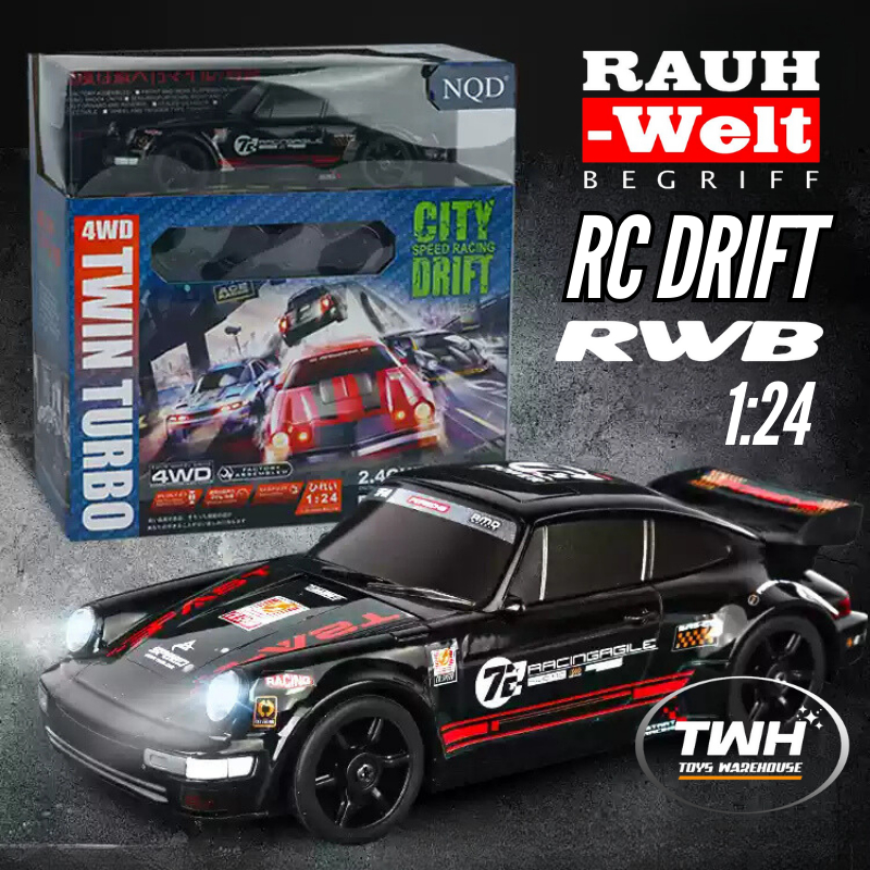 Jual TWH RC DRIFT 4WD Remote Control SKALA 1:24 PORCHE RWB TOYOTA AE86 ...