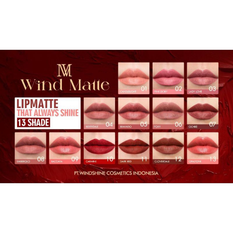 Jual PT. Windshine Cosmetics Indonesia Lip Matte LIPMATTE That Always ...