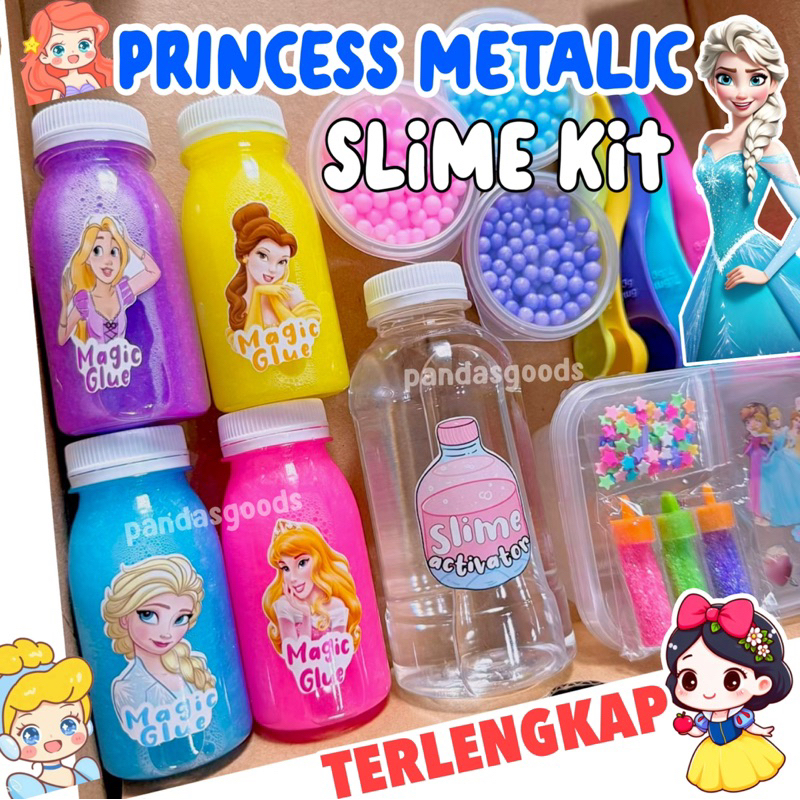 Jual PRINCESS METALIC SLIME KIT SUPER LENGKAP ORIGINAL TERMURAH ...