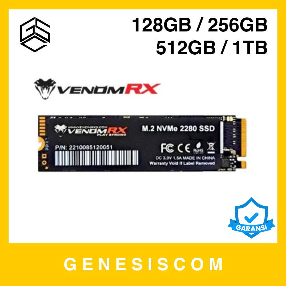 Jual SSD VenomRX 128GB / 256GB / 512GB / 1TB - M2 M.2 NVMe 1.3 PCIe ...