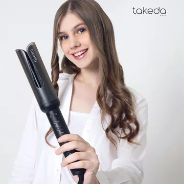 TakedaPro Catokan Keriting Otomatis TKD HL119 34mm Auto Hair Curler Ceramic