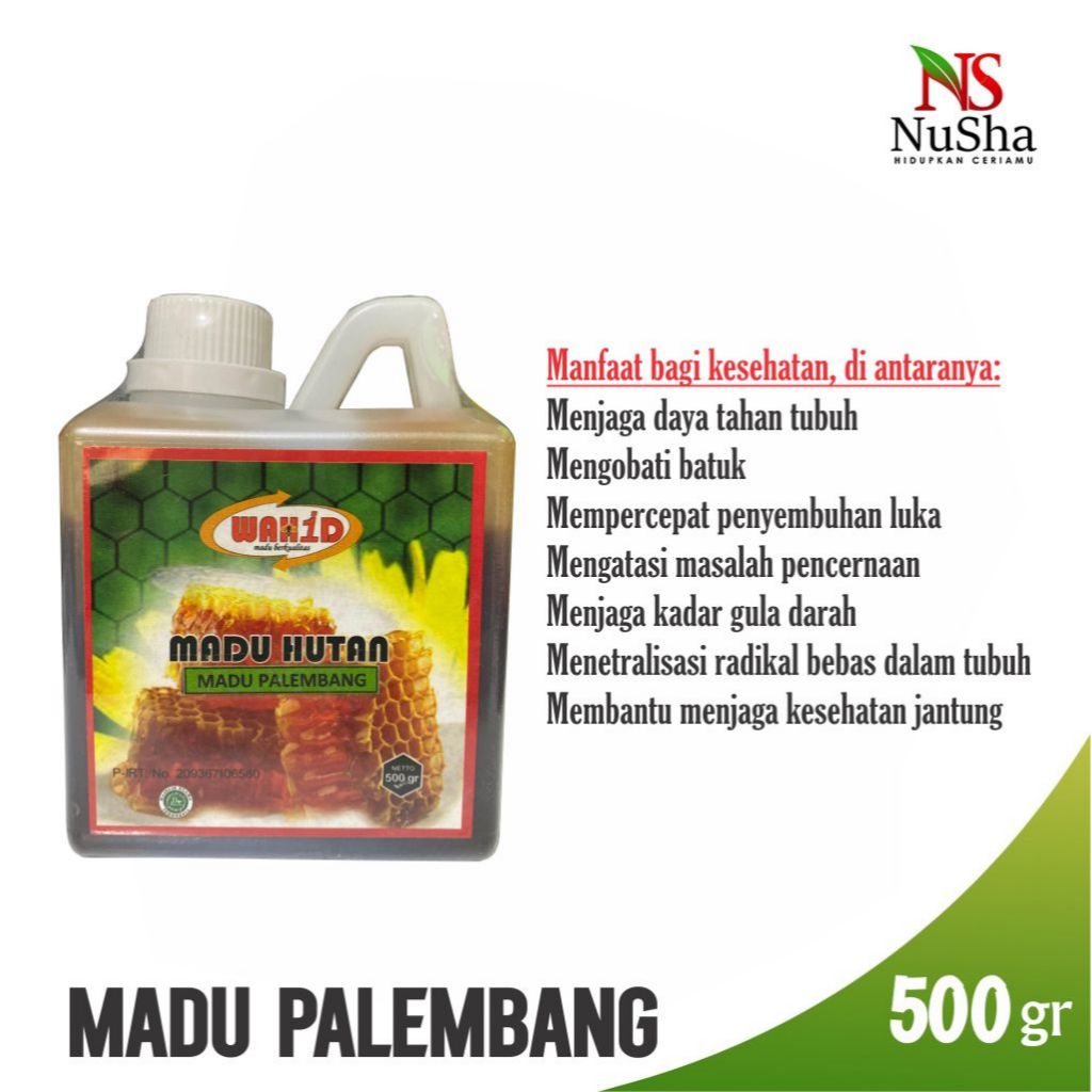 Jual MADU WAHID HUTAN PALEMBANG 500gr - Nusha Official | Shopee Indonesia