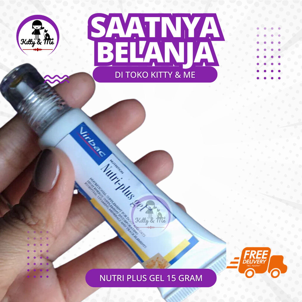 Jual NUTRI PLUS GEL 15 GRAM - Vitamin Bulu Dan Imune Untuk Kucing ...