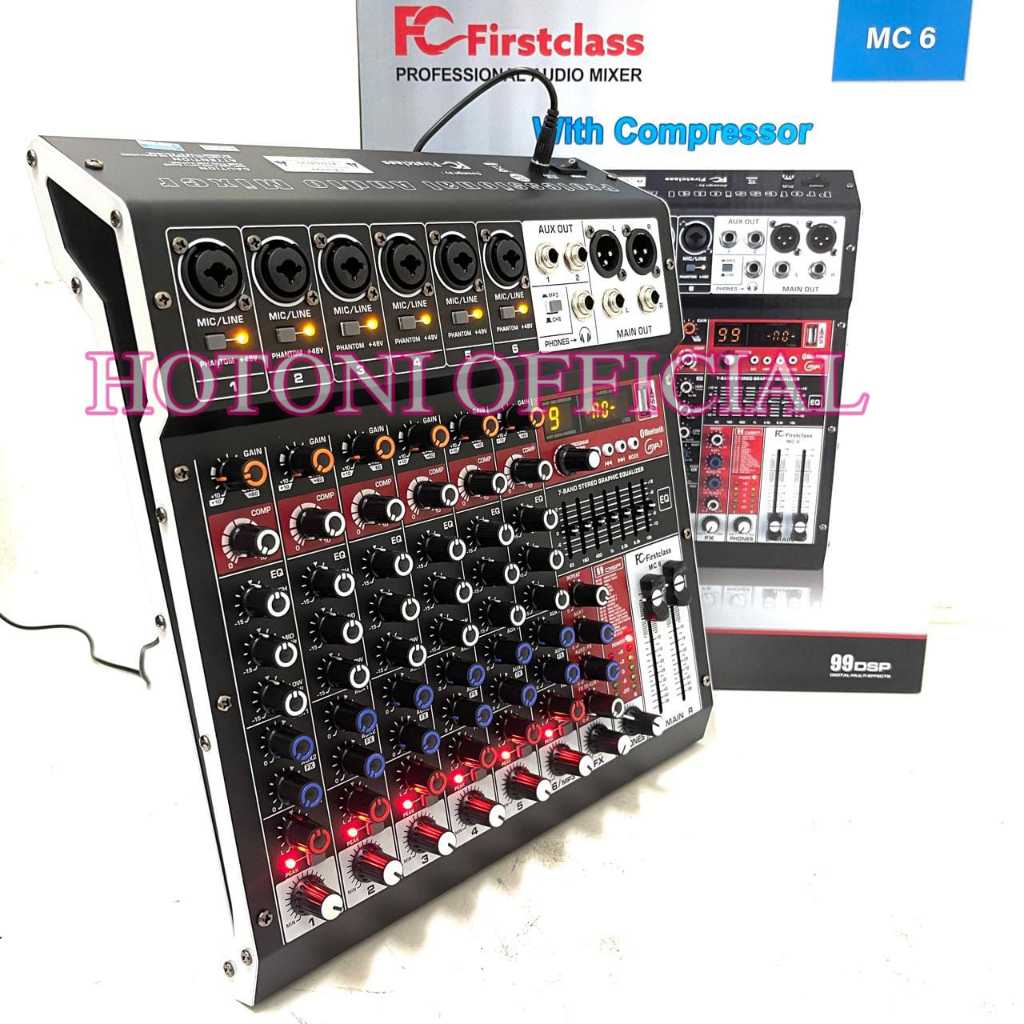 Jual Mixer Audio First Class FC MC 6 or FC MC 4 With Compressor ...