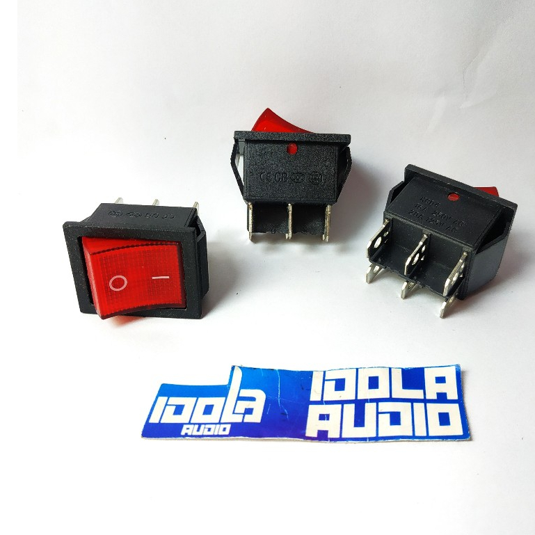 Jual Saklar Power On - Off 6 Pin + Lampu (On - Off) | Shopee Indonesia