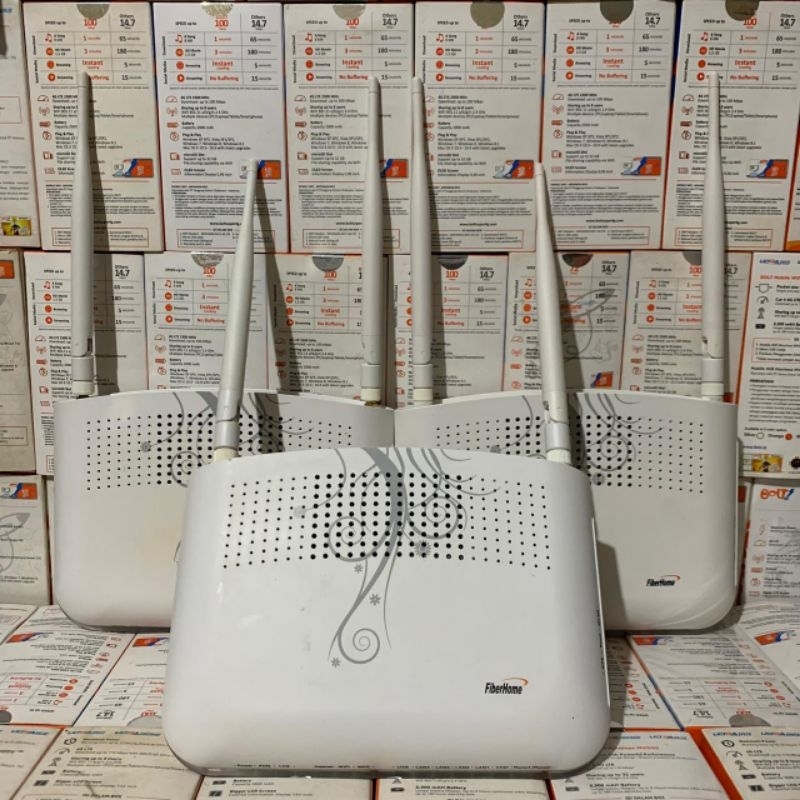 Jual FIBERHOME BATIK (Router & Adaptor) PUTIH AN5506-04-FS GPON ONU ...
