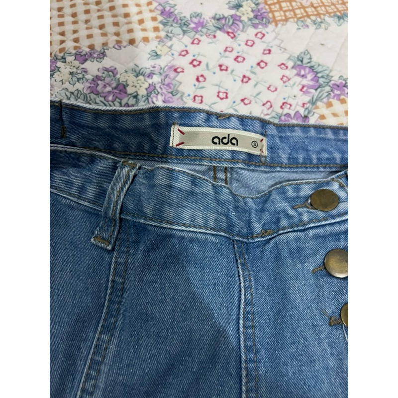 Jual PL jeans ada button midi (original counter) | Shopee Indonesia