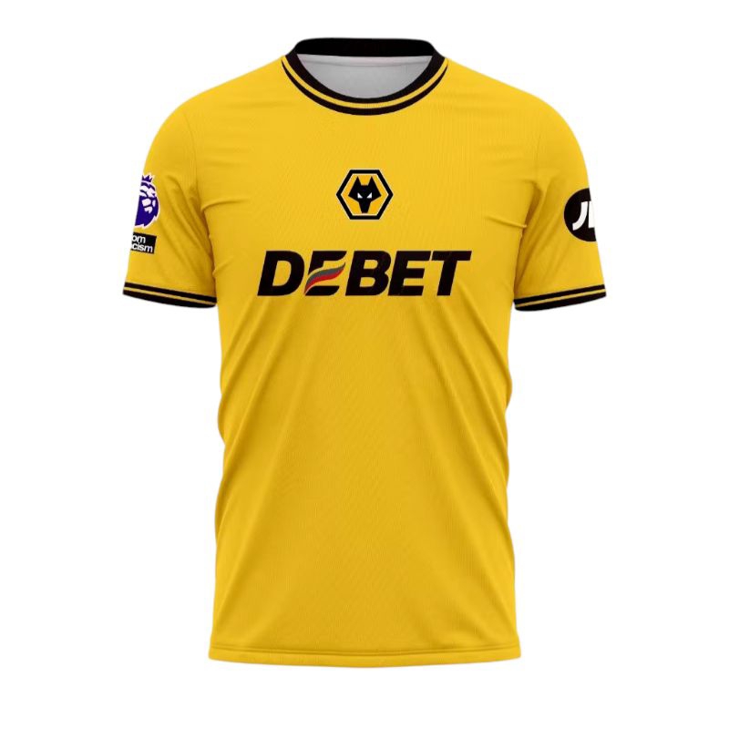 Jual JERSEY WOLVERHAMPTON wolves TERBARU 2024/2025 GRATIS NIKNAME. KAOS ...