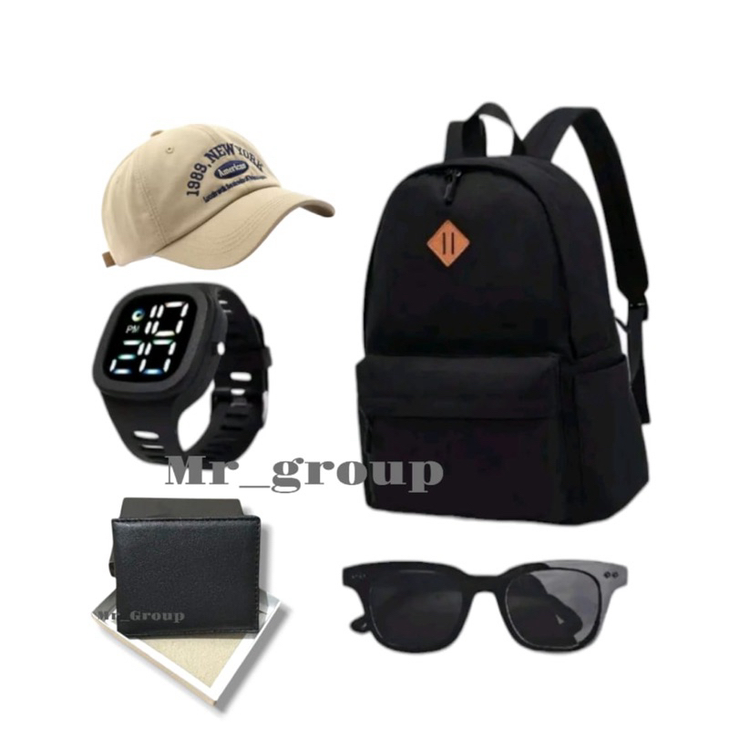 Jual SPESIAL PAKET TAS RANSEL BELI 1 Dapat 5 Produc,Ransel Gratis,Topi