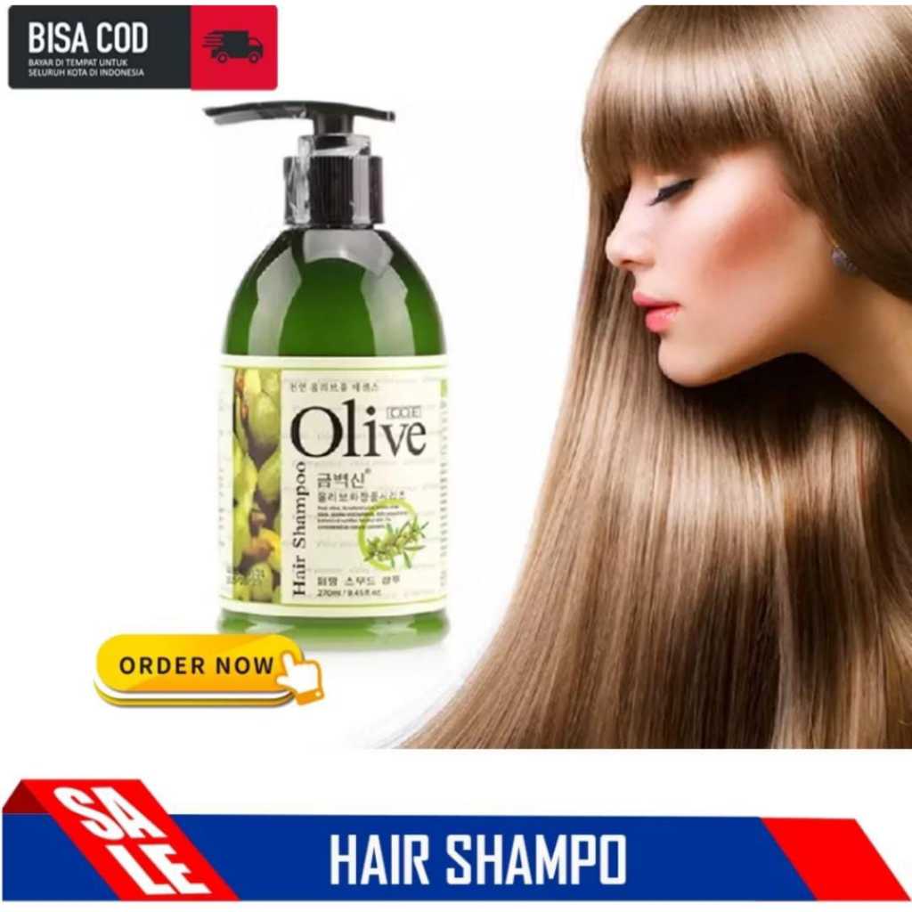Jual Shampoo Olive Shampo Pelurus Rambut Korea Menutrisi Dan ...