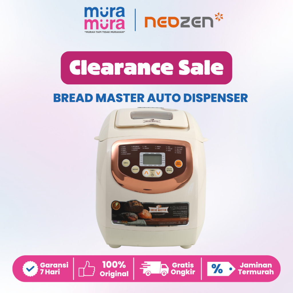 Jual Clearance Sale Bread Master Auto Dispenser Pembuat Roti Mesin Roti ...