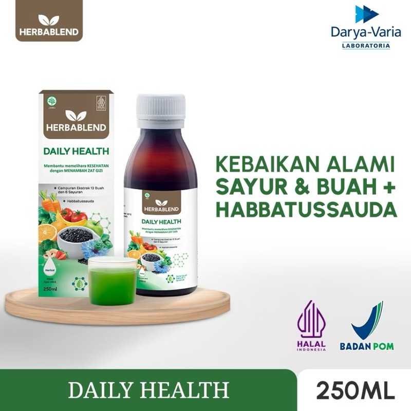 Jual Herbablend Daily Health (1 Botol x 250ml) - Sirup Vitamin Daya ...