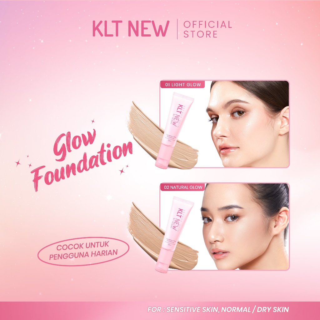 Jual KLT NEW - Second Skin Longwear Glow Foundation – Lightweight ...