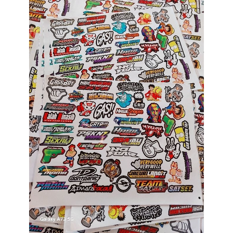 Jual STIKER PACK RACING HEREX TERMURAH ISI 46 (REAL PICT) | Shopee ...