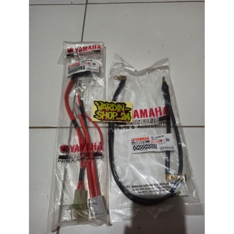 Jual KABEL AKI PLUS MINUS MIO SPORTY, MIO SMILE ORIGINAL YAMAHA ...