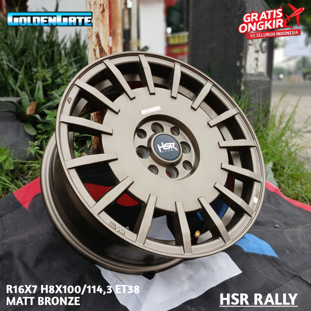 Jual Velg rally r16 hsr original lebar 7 double pcd matt bronze bisa ...