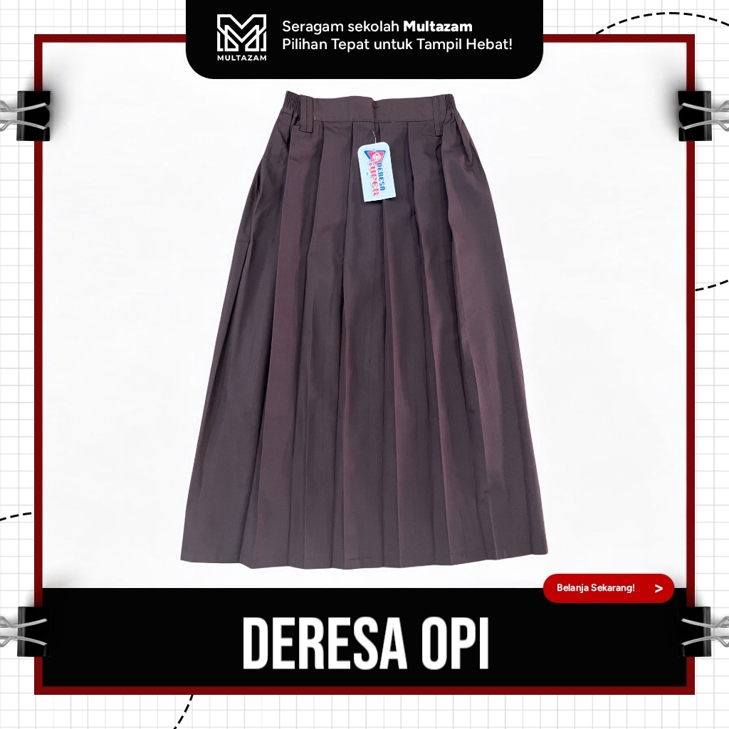 Jual Rok Pramuka SD Panjang Rempel | Shopee Indonesia