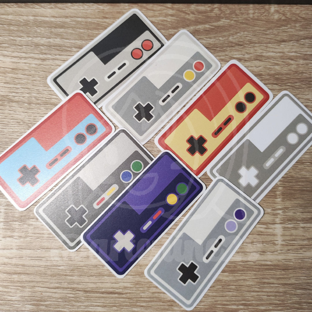 Jual Sticker Controller Retrocon Zero - Stiker vinyl matte retro video ...