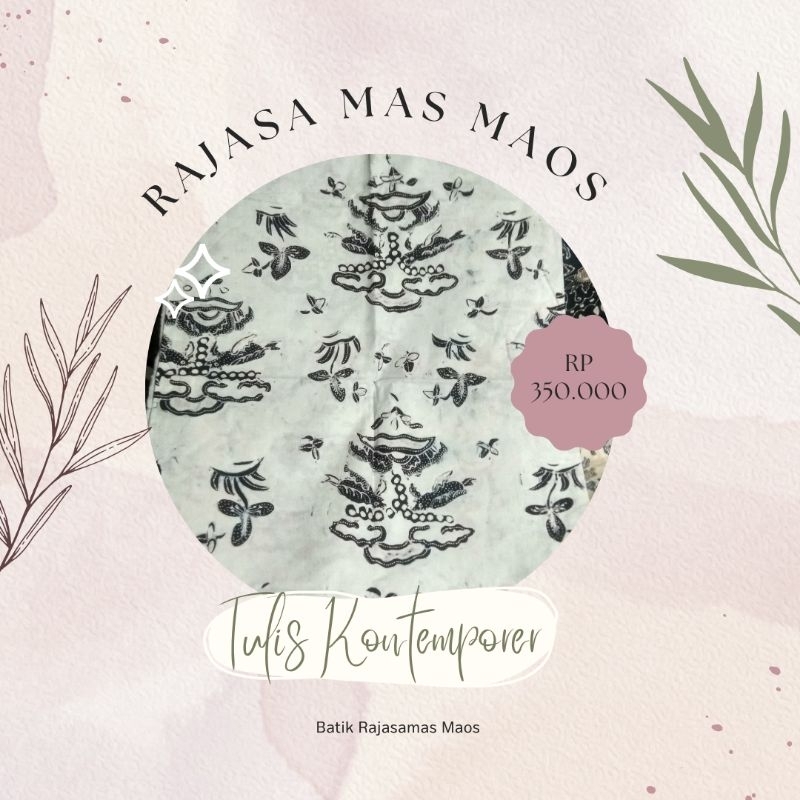 Jual Kain Batik Tulis Motif Kontemporer Blaburan By Rajasa Mas Maos ...