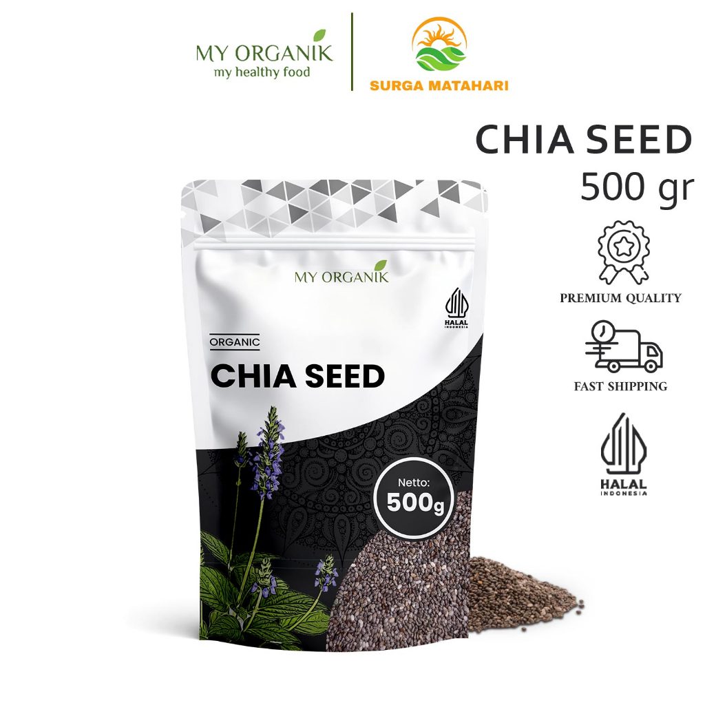 Jual My Organik Chiaseed Organik Chia Seed Premium Quality 500gr ...