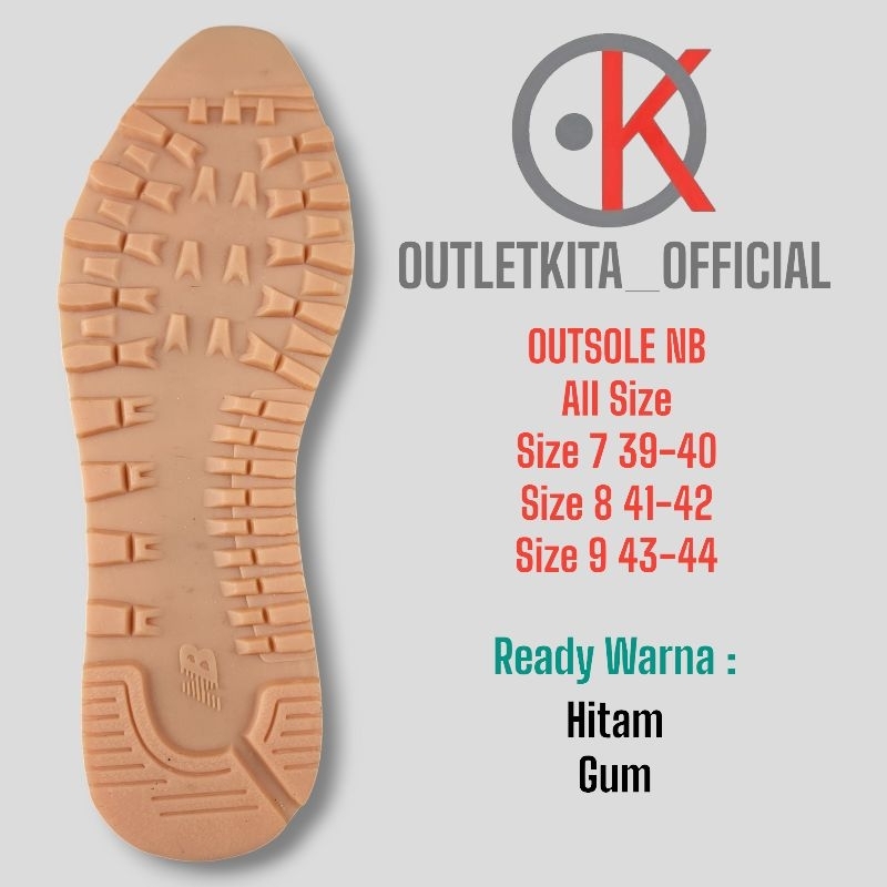 Outsole New Balance NB All Size