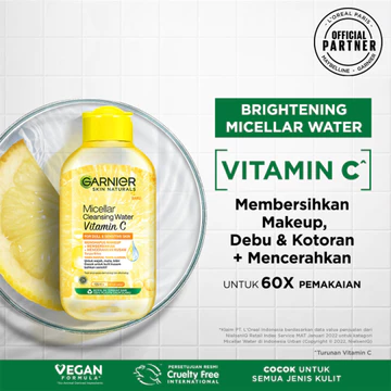 Garnier Micellar Cleansing Water 125ml Untuk Kulit Sensitif