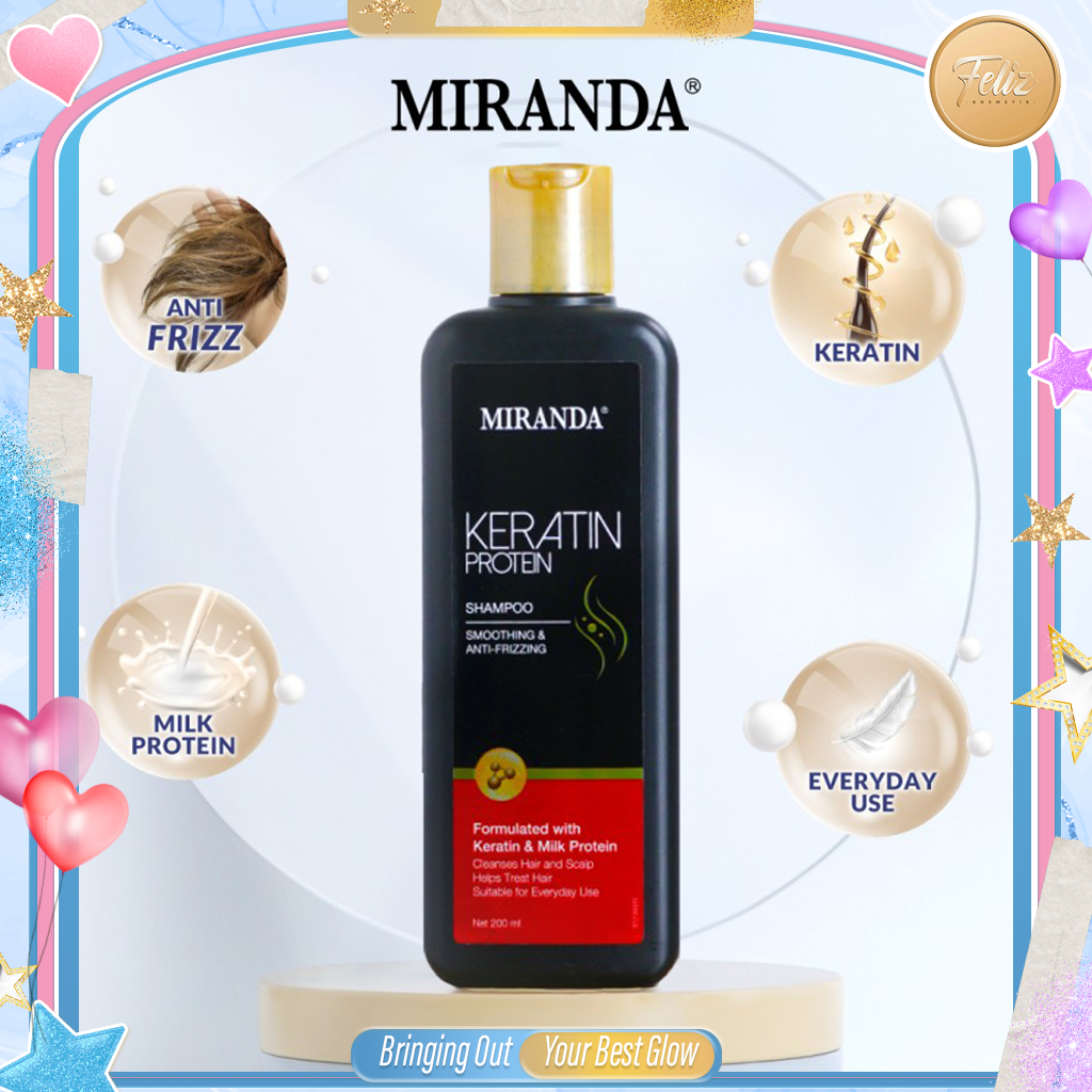 * FELIZ * MIRANDA Keratin Protein Hair Shampoo 200ml