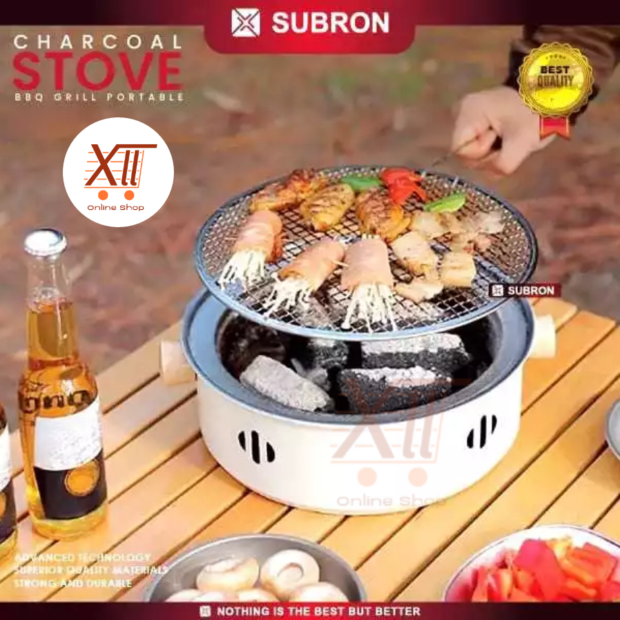 Jual SUBRON KAB~28 CHARCOAL BARBEQUE GRILL STOVE 28 CM Panggangan Arang ...