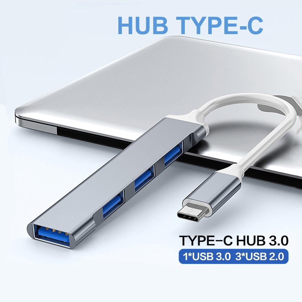 Jual USB 3.0 Hub TIPE C Adapter Usb 4 in 1 to USB Interface Docking ...
