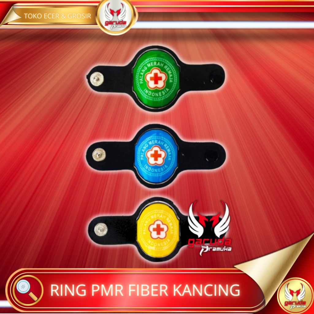 Jual Ring fiber PMR Mula Madya Wira kalep kancing Bijian | Shopee Indonesia