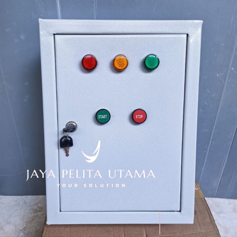 Jual Box panel 40x30x18 RST+PUSH BUTTON indoor plat besi 1mm | Shopee ...