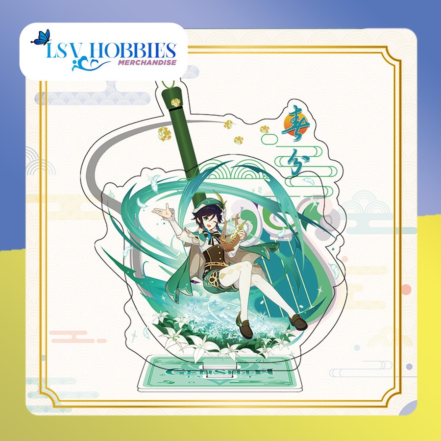 Jual Akrilik Stand Genshin Mondstat FanArt Background | Shopee Indonesia
