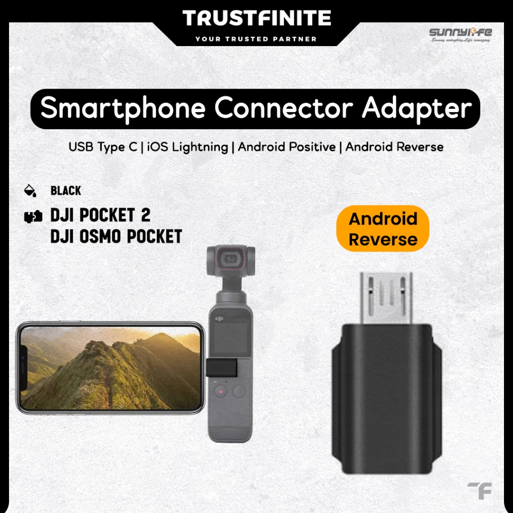 Sunnylife Dji Osmo Pocket Android Sunnylife USB Type C IOS
