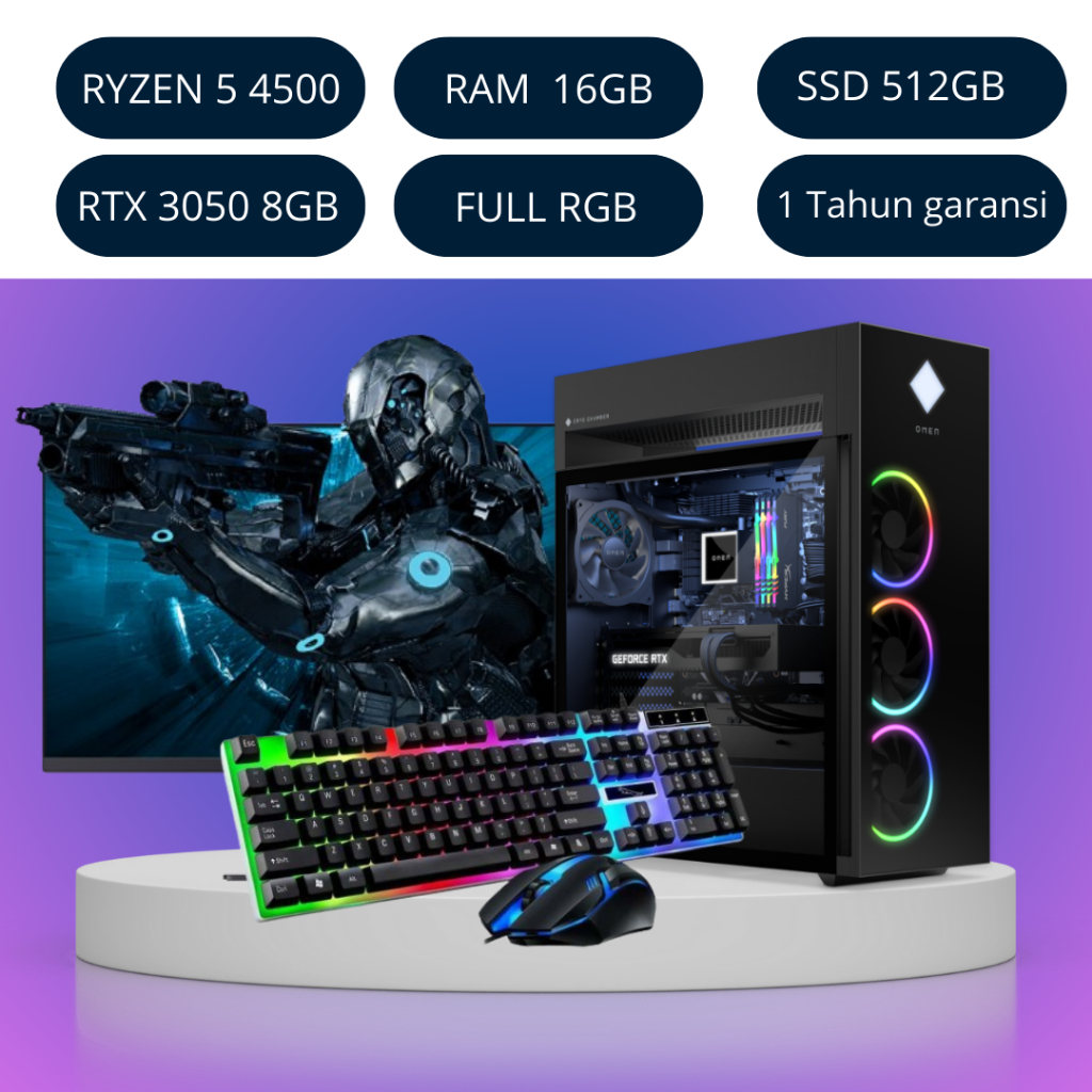 Jual PC Gaming Fullset Intel Core I7 2600 Ram 16 Gb Vs VGA 4GB DDr5 ...