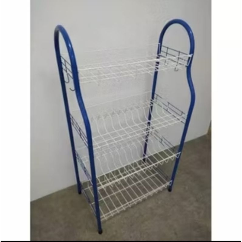 Jual rak piring 4 susun/rak piring serbaguna/rak piring stand/rak ...