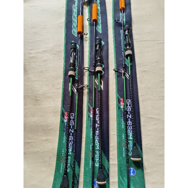 Jual Joran Green Hell Z 185 full fuji | Shopee Indonesia