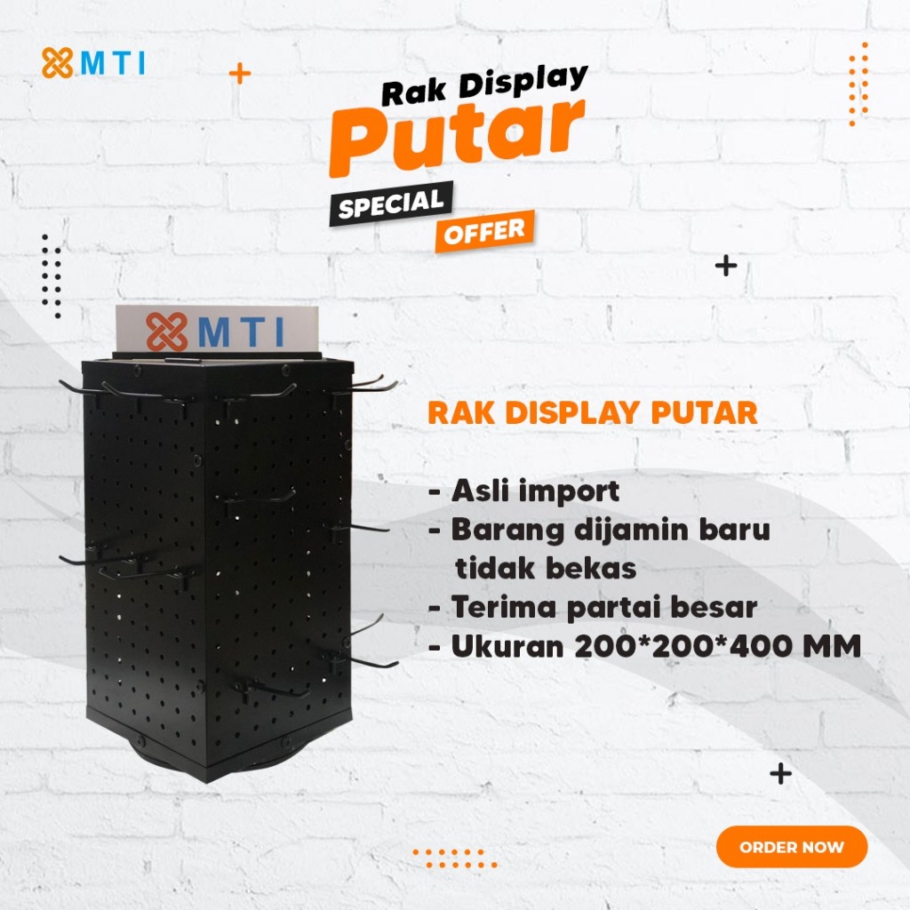 Jual RAK DISPLAY PUTAR / RAK DISPLAY / RAK PUTAR / SMALL RAK DISPLAY ...