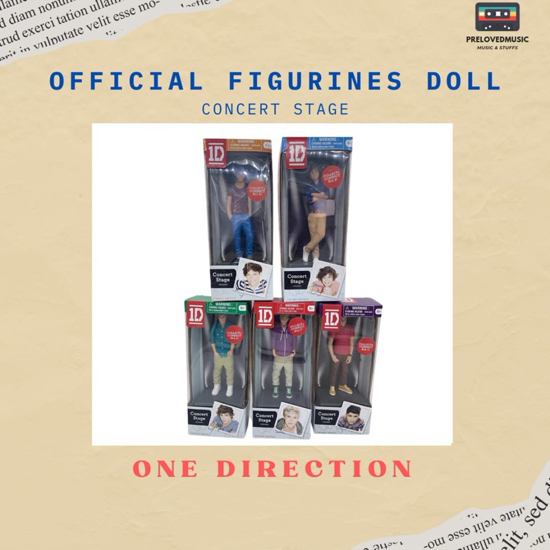 Jual (NEW READY STOCK) One Direction 1D Official Figurines Doll Diorama ...