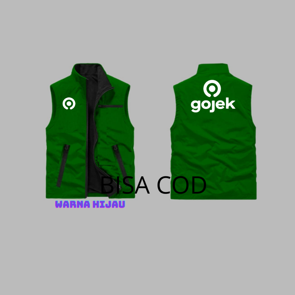 Jual Bisa Custom - Rompi Motor GO-Jek (gojek), Rompi Driver Tebal ...